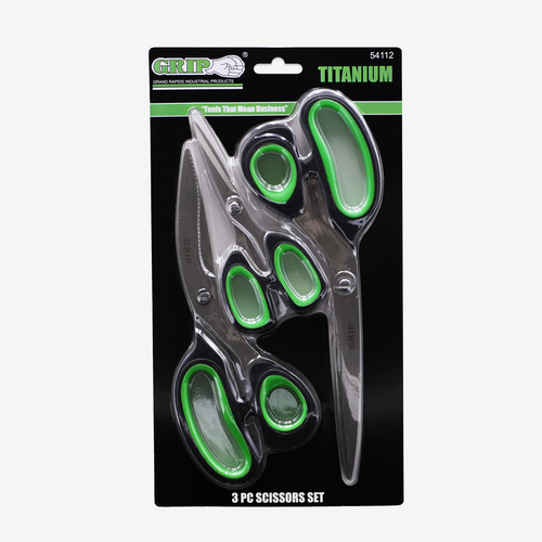 Titanium Scissors Set (3-Piece)