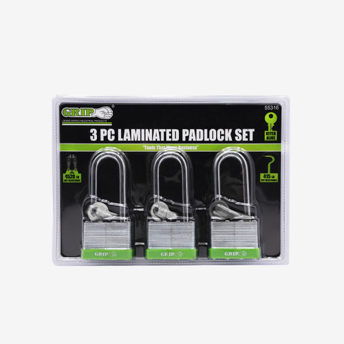 1-3/4" Padlocks (3 Pack)