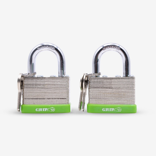 2" Laminated Steel Padlocks (2 Pack)