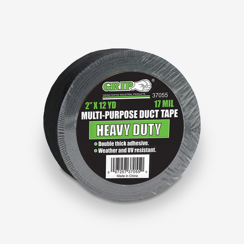 2" X 12 yd Heavy Duty Black Duct Tape
