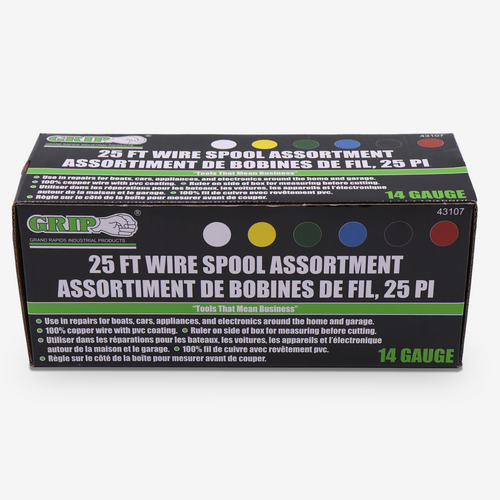 25' Wire Spool Assortment