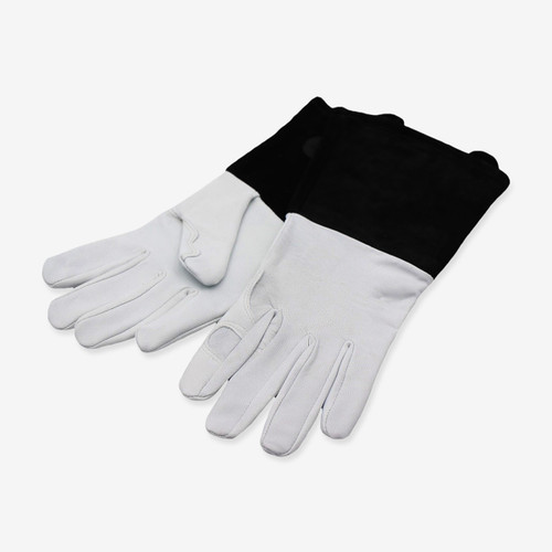 White Goatskin Glove Cow Cuff (Large)