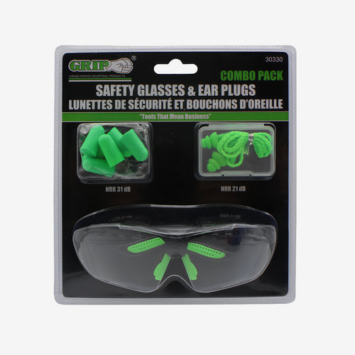 Safety Glasses & Earplug Set