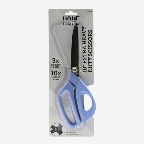 10" Light Blue Heavy Duty Scissors