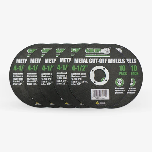 4 1/2" Metal Cutoff Wheel Set (10-Piece)