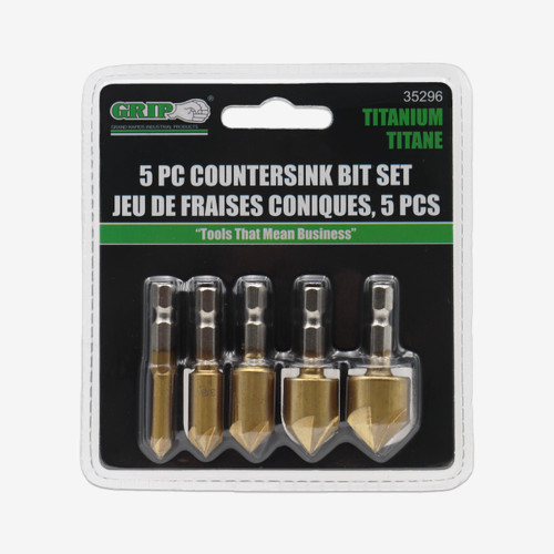 Titanium Countersink Drillbit (5-Piece)