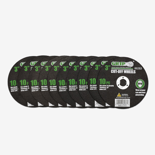 3" x 1/3 x 3/8 Cutting Wheel (10-Piece)