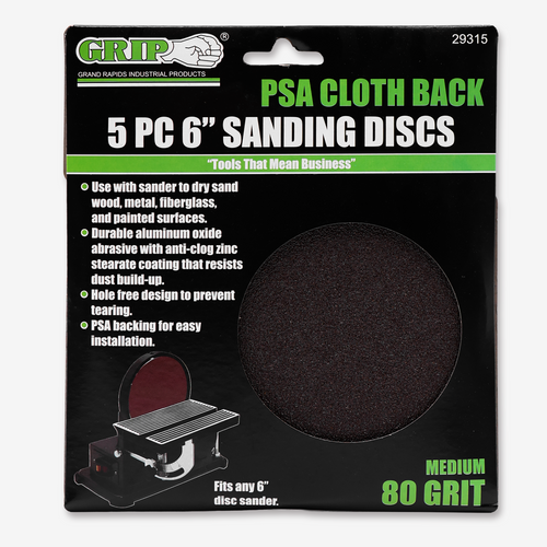 6" Psa Sanding Disc (5-Piece)