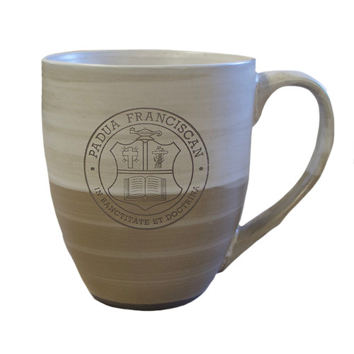 Tan Coffee Mug with Seal