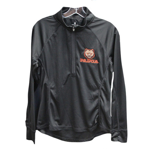 Ladies Spyder 1/4 Zip Black