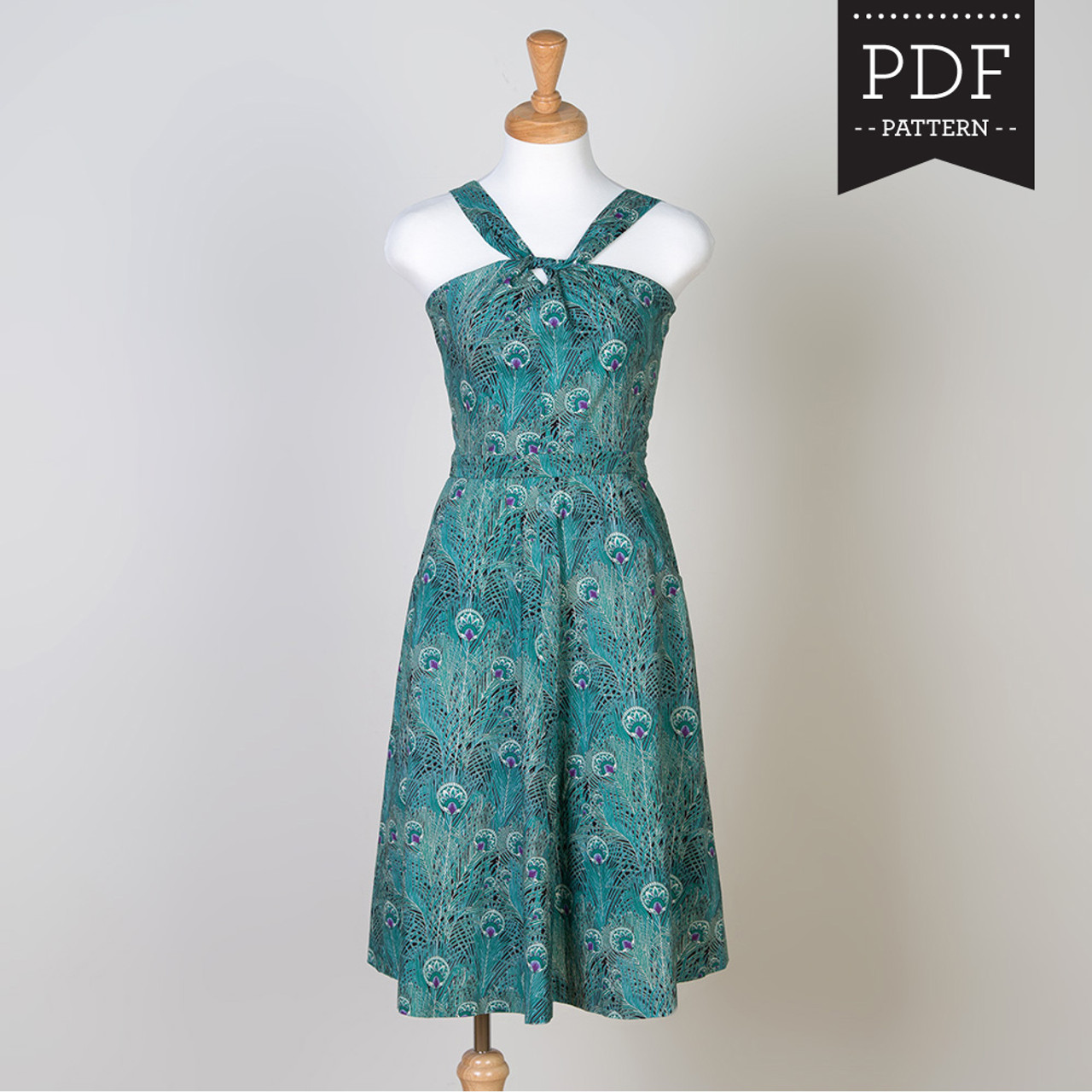 Maxi Dress pattern — BunnyBear Patterns