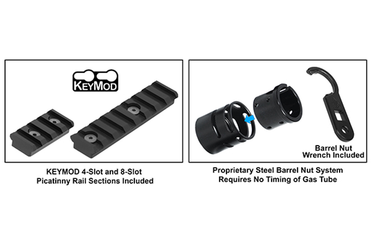 UTG Pro Keymod Free Float Handguard - 5.5"