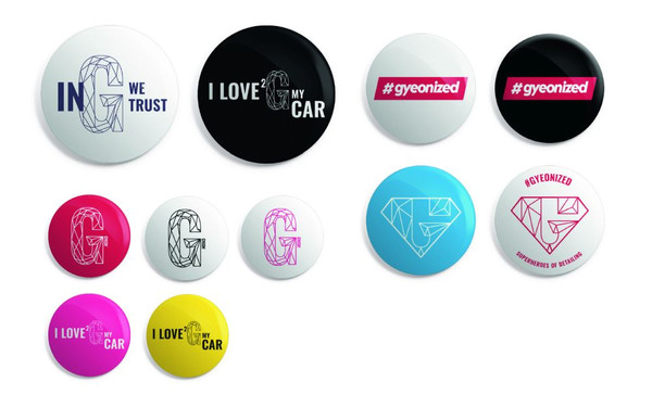 Gyeon - Mix of GYEON badges (100pcs)