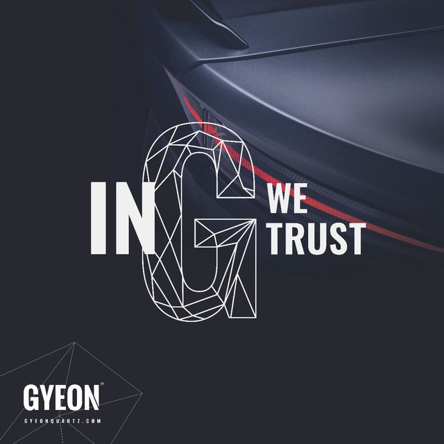 Gyeon - Banner / In G we trust / left side logo