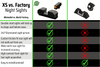 Minimalist night sights vs. Factory Glock sights Minimalist night sights vs. Factory Glock sights