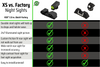 R3D 2.0 night sights vs. Glock Factory sights