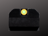 Minimalist Glock Sights, low light orange