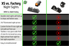 DXT2  Glock night sights vs. Factory Glock sights