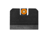 Minimalist suppressor height orange for FN sight picture