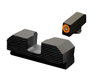 Minimalist Walther PDP sights orange