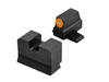 Minimalist Springfield XD-M suppressor sights orange