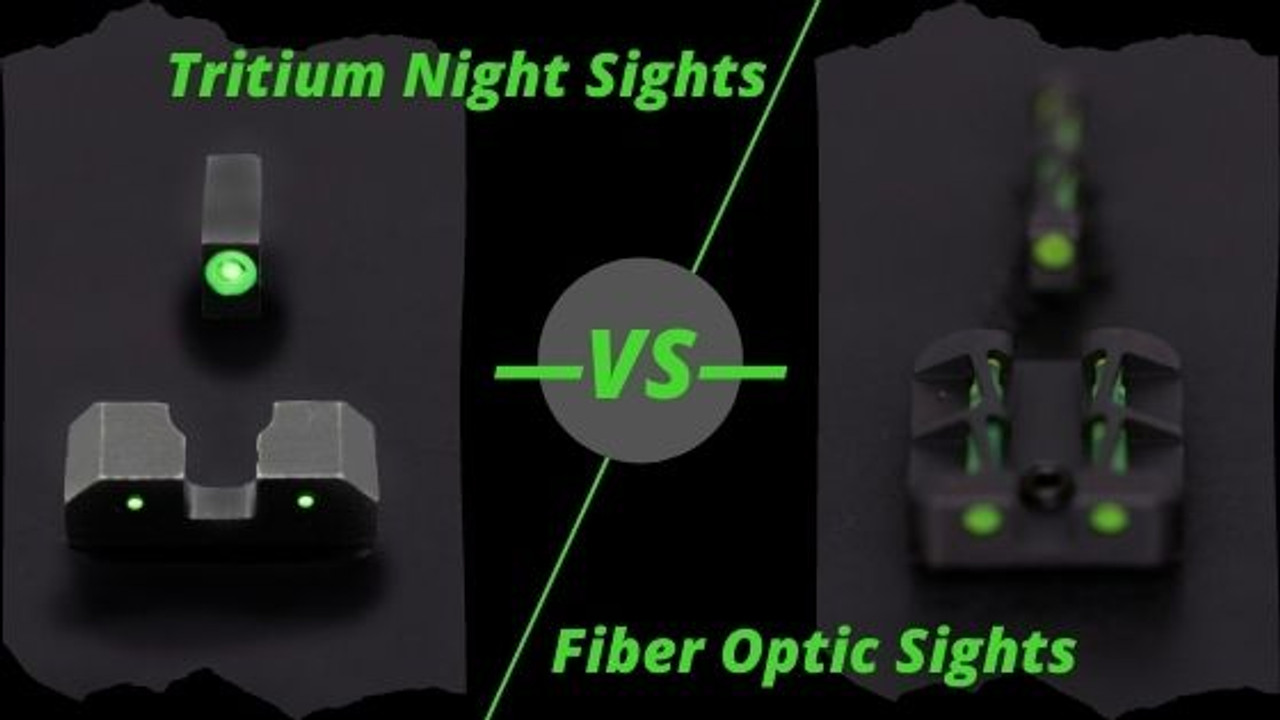 Tritium Night Sights vs. Fiber Optic Sights XS Sights
