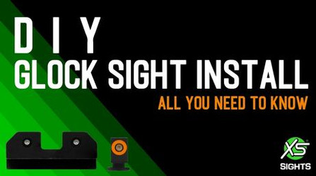 How to Install Glock Sights with Sight Pusher Tool or File to Fit