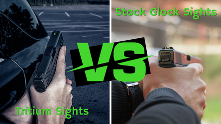 Why you should upgrade your factory Glock sights to Glock night sights?