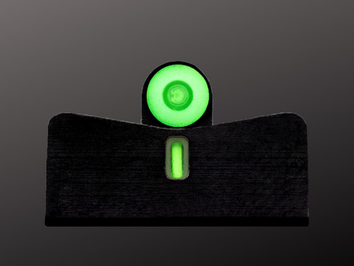 Big Dot front sight head-on, DXT2 Tritium Night Sights Yellow for Beretta low light Big Dot front sight head-on, DXT2 Tritium Night Sights Yellow for Beretta low light