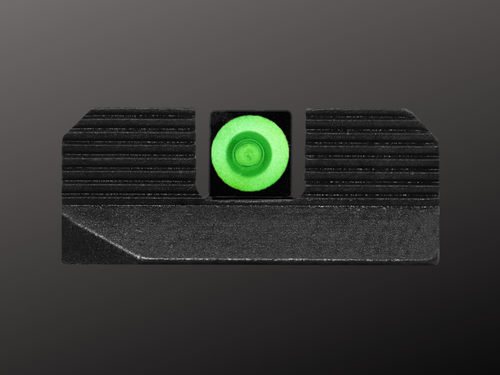 Minimalist Tritium Night Sights Green low light sight picture Minimalist Tritium Night Sights Green low light sight picture