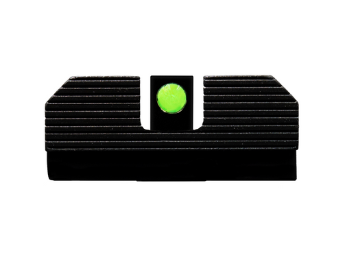 Walther fiber optic sights, green, standard height, sight picture