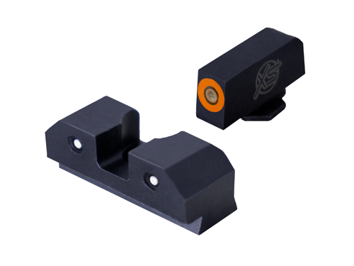 R3D Tritium Glock Sights orange