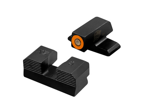 Minimalist Bersa BP9 FS sights orange