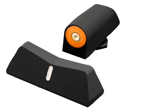 DXW2 Glock 20 sights, big dot orange