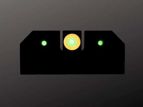 R3D Walther PDP sights orange low light