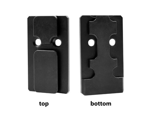 Glock Gen 6 optic plate fits ACRO footprint front and back