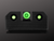 R3D 2.0 Green Night Sights for HK in low light