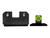 Colt 1911 night sights, green, R3D 2.0, face