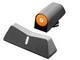 DXW2 Glock 19 night sights with orange front