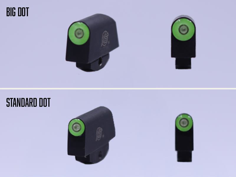 Big dot vs Standard dot