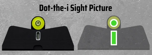 SERRATED TRITIUM OR BLACKED-OUT REAR SIGHT