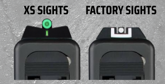 INCREASED SIGHT ACQUISITION VS. FACTORY SIGHTS