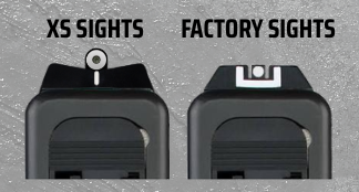 INCREASED SIGHT ACQUISITION VS. FACTORY SIGHTS