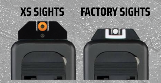 INCREASED SIGHT ACQUISITION VS. FACTORY SIGHTS