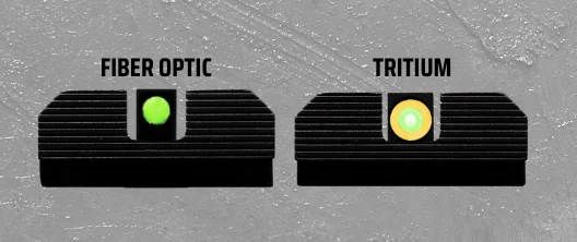 Tritium vs. Fiber Optic Sights