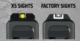 INCREASED SIGHT ACQUISITION VS. FACTORY SIGHTS