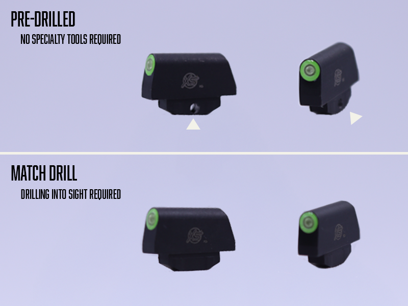 Pre-drilled vs match-drilled
