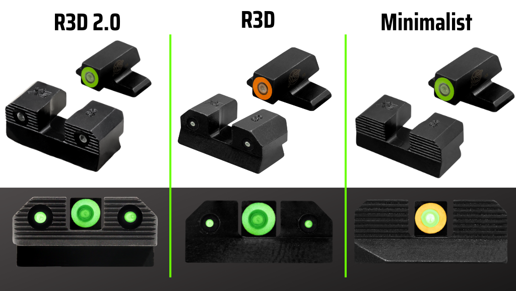 Springfield XD-S sight comparisons
