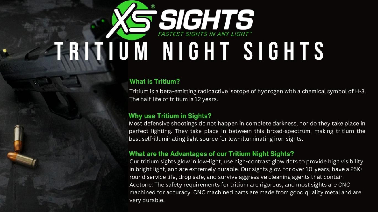 Handgun Sights | Suppressor Height Sights | Tritium Sights