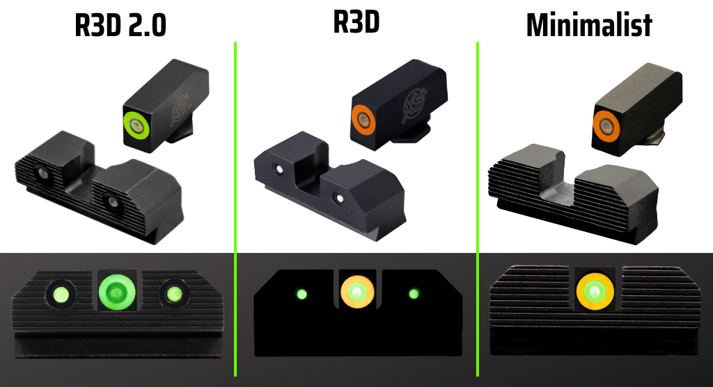 Walther PDP & CCP M2 sight comparisons